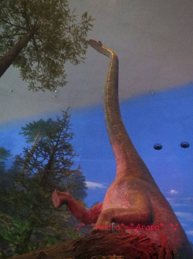 福井県立恐竜博物館の恐竜ジオラマ画像