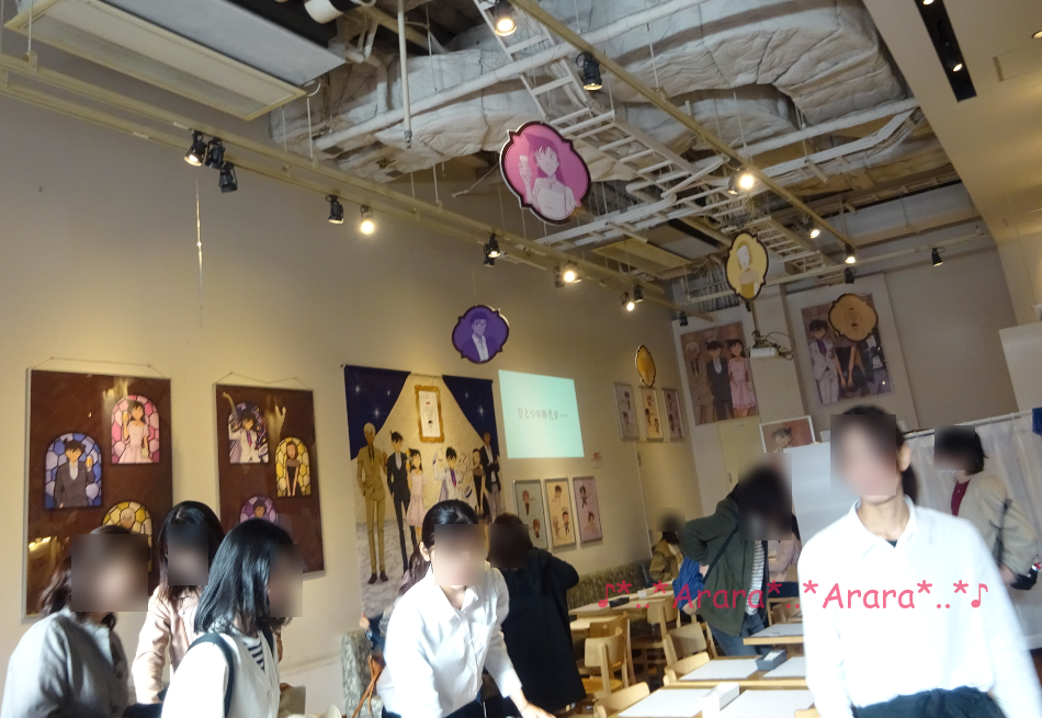 コナンカフェ阿倍野の店内の様子の画像